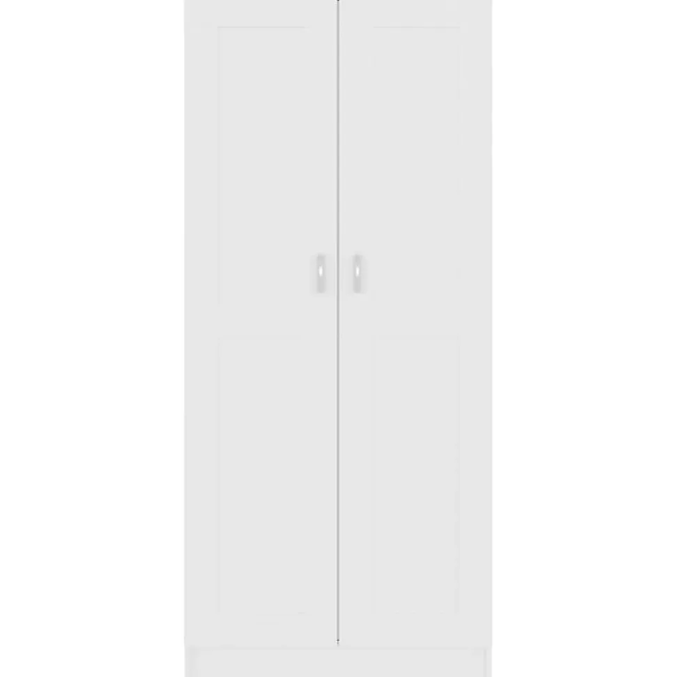 vidaXL Bibliothèque, Meuble de Rangement avec Compartiment, Armoire à Livres Salon Salle de Séjour Intérieur, Blanc Bois 802732