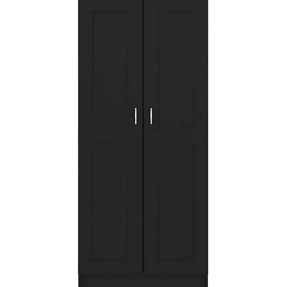 vidaXL Bibliothèque, Meuble de Rangement avec Compartiment, Armoire à Livres Salon Salle de Séjour Intérieur, Noir Bois 802733
