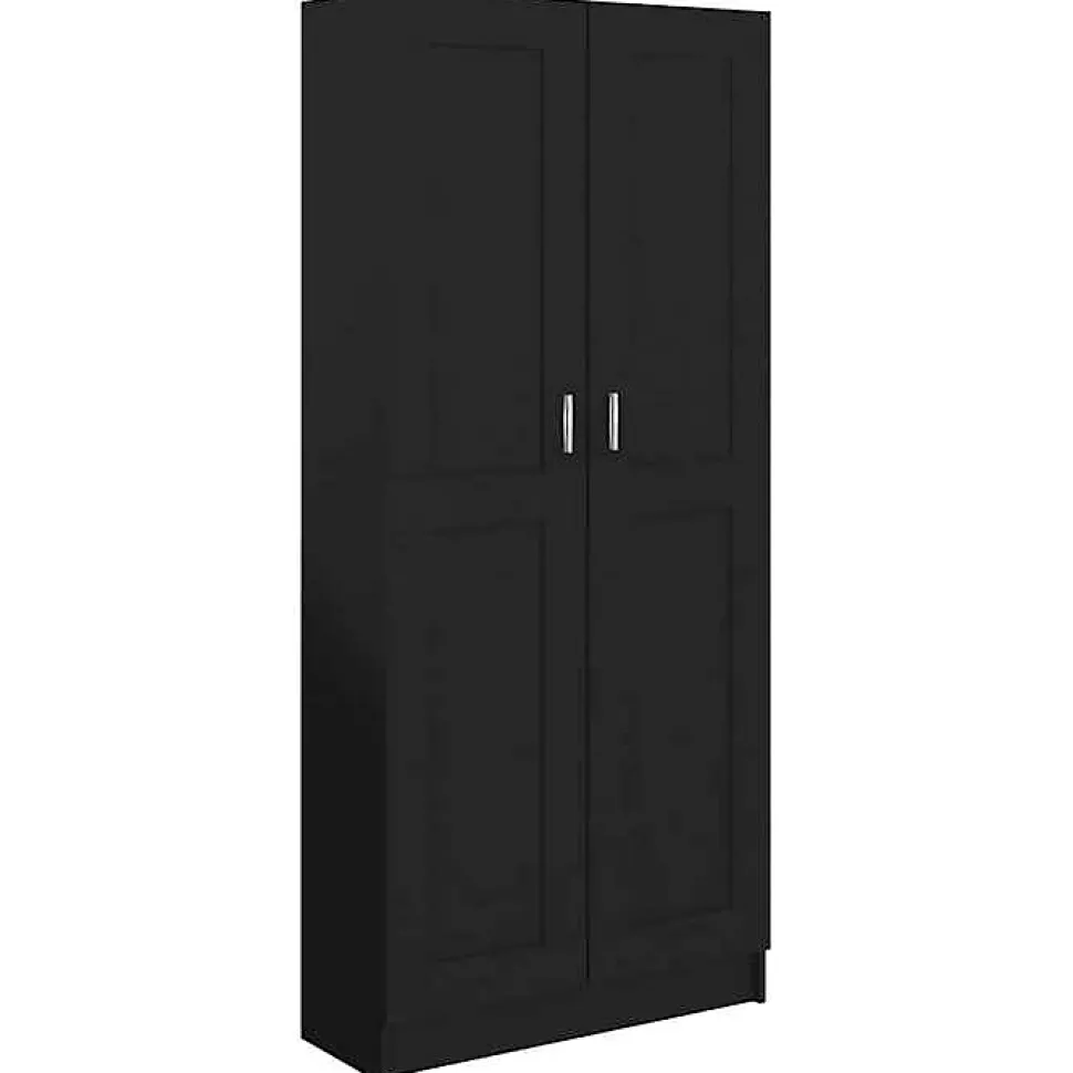 vidaXL Bibliothèque, Meuble de Rangement avec Compartiment, Armoire à Livres Salon Salle de Séjour Intérieur, Noir Bois 802733