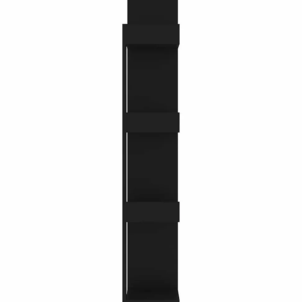 VidaXL Bibliothèque Noir 86x25,5x140 cm Aggloméré