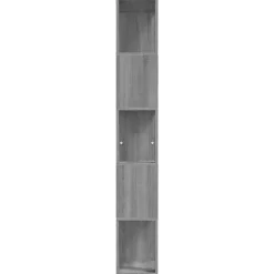 VidaXL Bibliothèque Sonoma gris 45x24x160 cm Bois d'ingénierie 826376