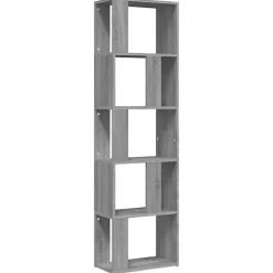 VidaXL Bibliothèque Sonoma gris 45x24x160 cm Bois d'ingénierie 826376