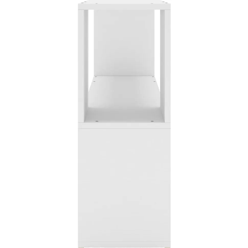vidaXL Bibliothèque, étagère à Livres avec Compartiment, Meuble à Livres avec Rangement Salon Salle de Séjour, Scandinave, 809170