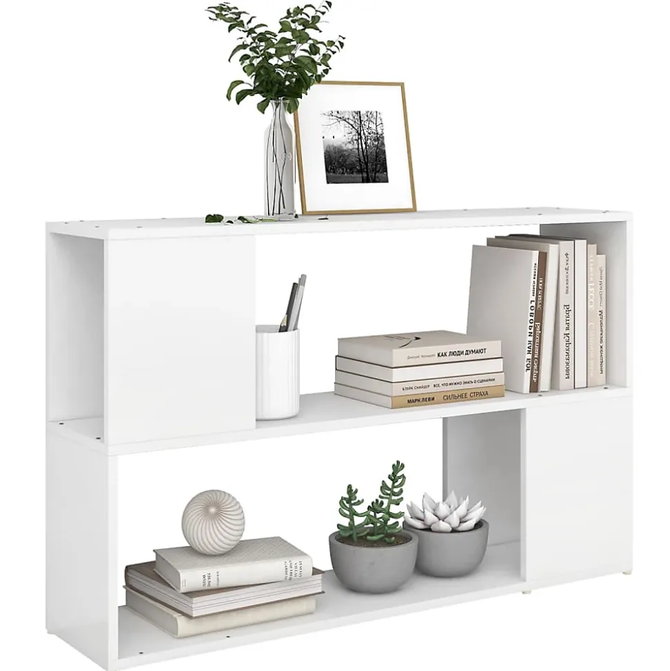 vidaXL Bibliothèque, étagère à Livres avec Compartiment, Meuble à Livres avec Rangement Salon Salle de Séjour, Scandinave, 809170