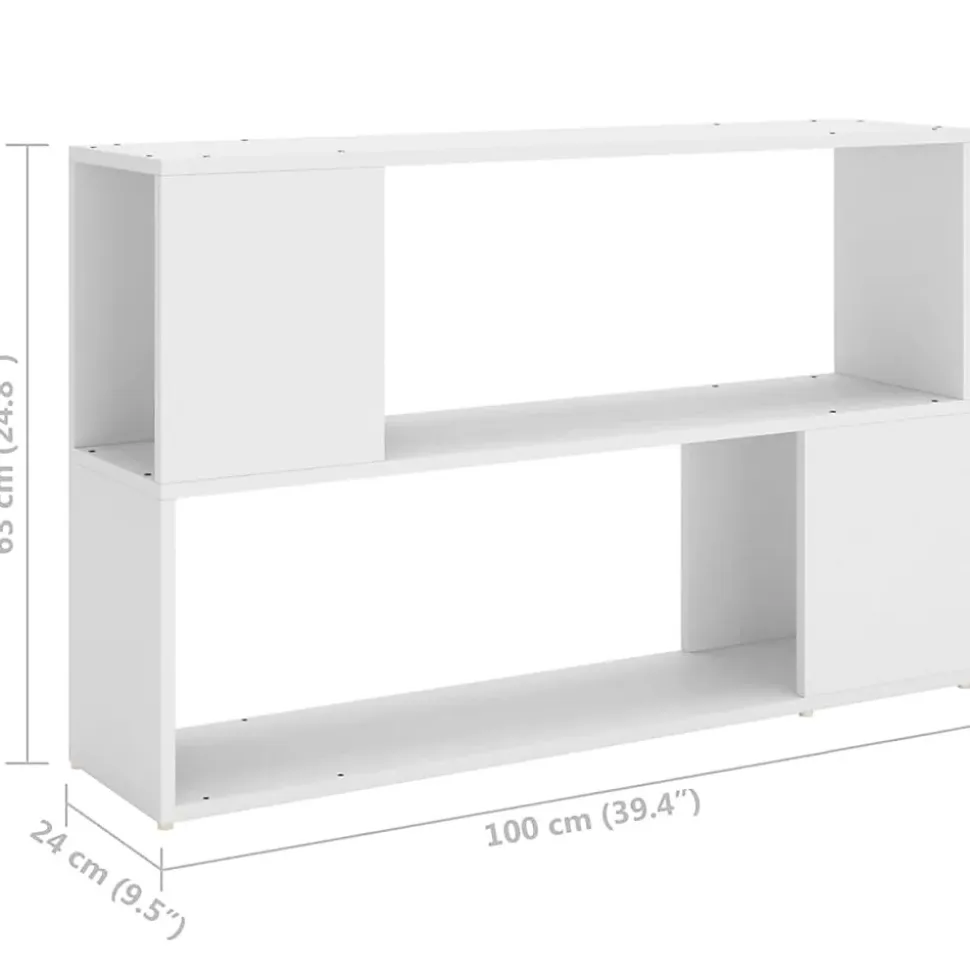 vidaXL Bibliothèque, étagère à Livres avec Compartiment, Meuble à Livres avec Rangement Salon Salle de Séjour, Scandinave, 809170