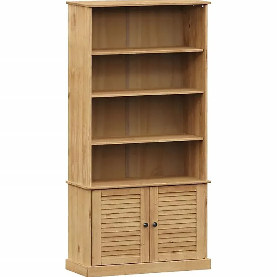 VidaXL Bibliothèque VIGO 85x35x170 cm bois massif de pin 353196