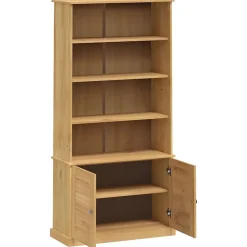 VidaXL Bibliothèque VIGO 85x35x170 cm bois massif de pin 353196