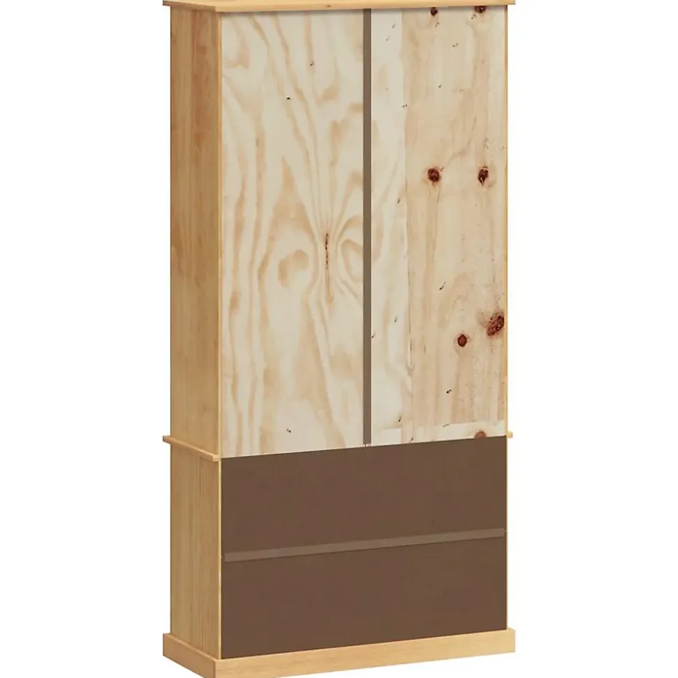 VidaXL Bibliothèque VIGO 85x35x170 cm bois massif de pin 353196