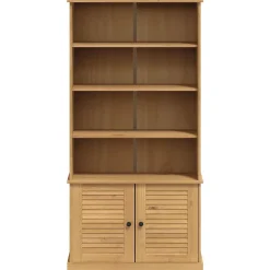 VidaXL Bibliothèque VIGO 85x35x170 cm bois massif de pin 353196