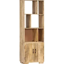vidaXL Bibliothèque 60x35x180 cm Bois de manguier solide