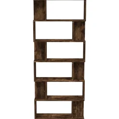 VidaXL Bibliothèque-Cloison Chêne fumé 80x24x192 cm Bois d'ingénierie 816059