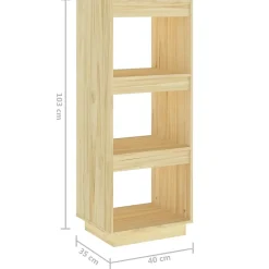 VidaXL Bibliothèque-Séparateur de pièce 40x35x103 cm Pin massif