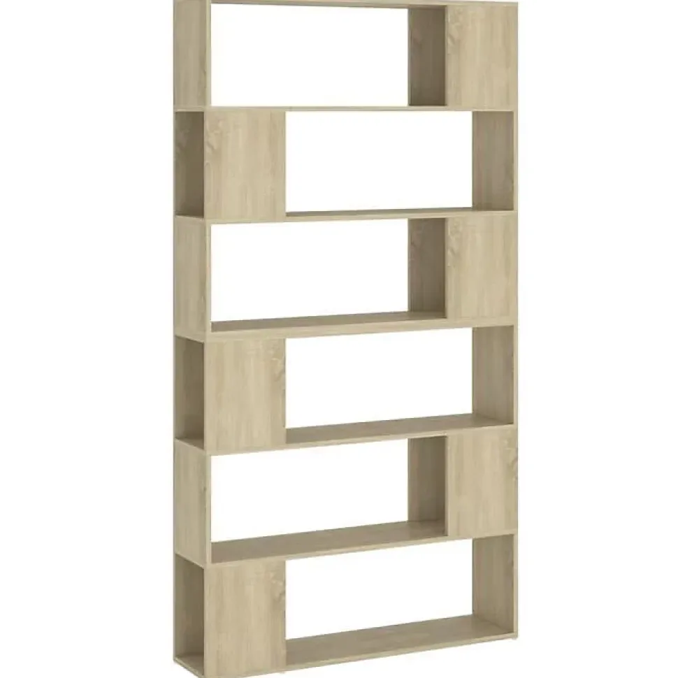 VidaXL Bibliothèque-Séparateur de pièce Chêne Sonoma 100x24x188 cm