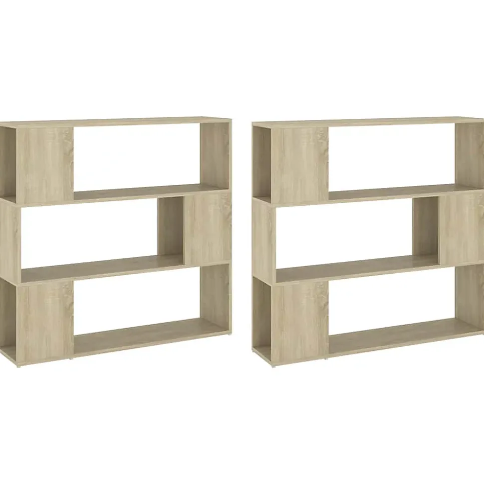 VidaXL Bibliothèque-Séparateur de pièce Chêne Sonoma 100x24x188 cm