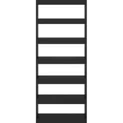 VidaXL Bibliothèque/Séparateur de pièce noir bois d'ingénierie 811728