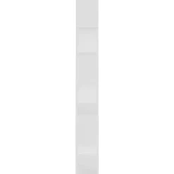 VidaXL Bibliothèque-Séparateur de pièce Blanc 80x24x186 cm Aggloméré