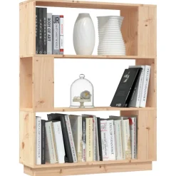 VidaXL Bibliothèque-Séparateur de pièce 80x25x101 cm Pin solide 814054