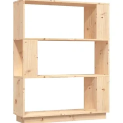 VidaXL Bibliothèque-Séparateur de pièce 80x25x101 cm Pin solide 814054