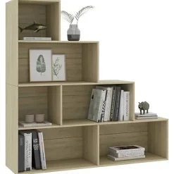 VidaXL Bibliothèque/Séparateur de pièce Chêne sonoma 155x24x160 cm