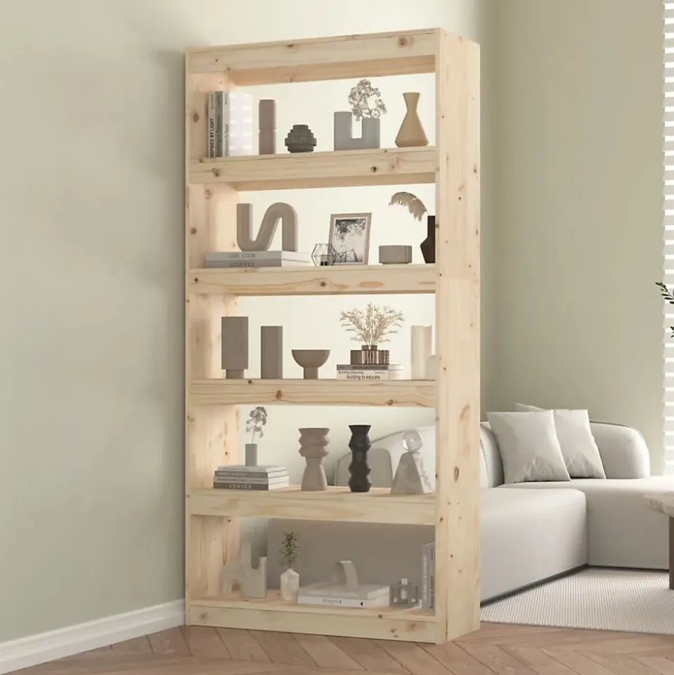VidaXL Bibliothèque-Séparateur de pièce 80x30x167,4 cm Bois de pin