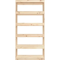 VidaXL Bibliothèque-Séparateur de pièce 80x30x167,4 cm Bois de pin