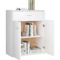 vidaXL Buffet Blanc 60 x 30 x 75 cm Aggloméré