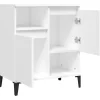 vidaXL Buffet Blanc 60x35x70 cm Bois d'ingénierie 821148