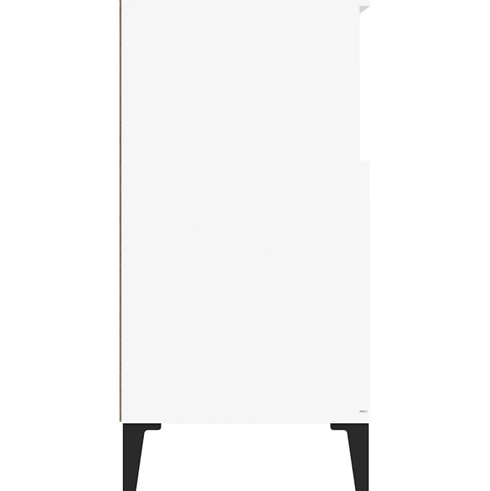 vidaXL Buffet Blanc 60x35x70 cm Bois d'ingénierie 821148