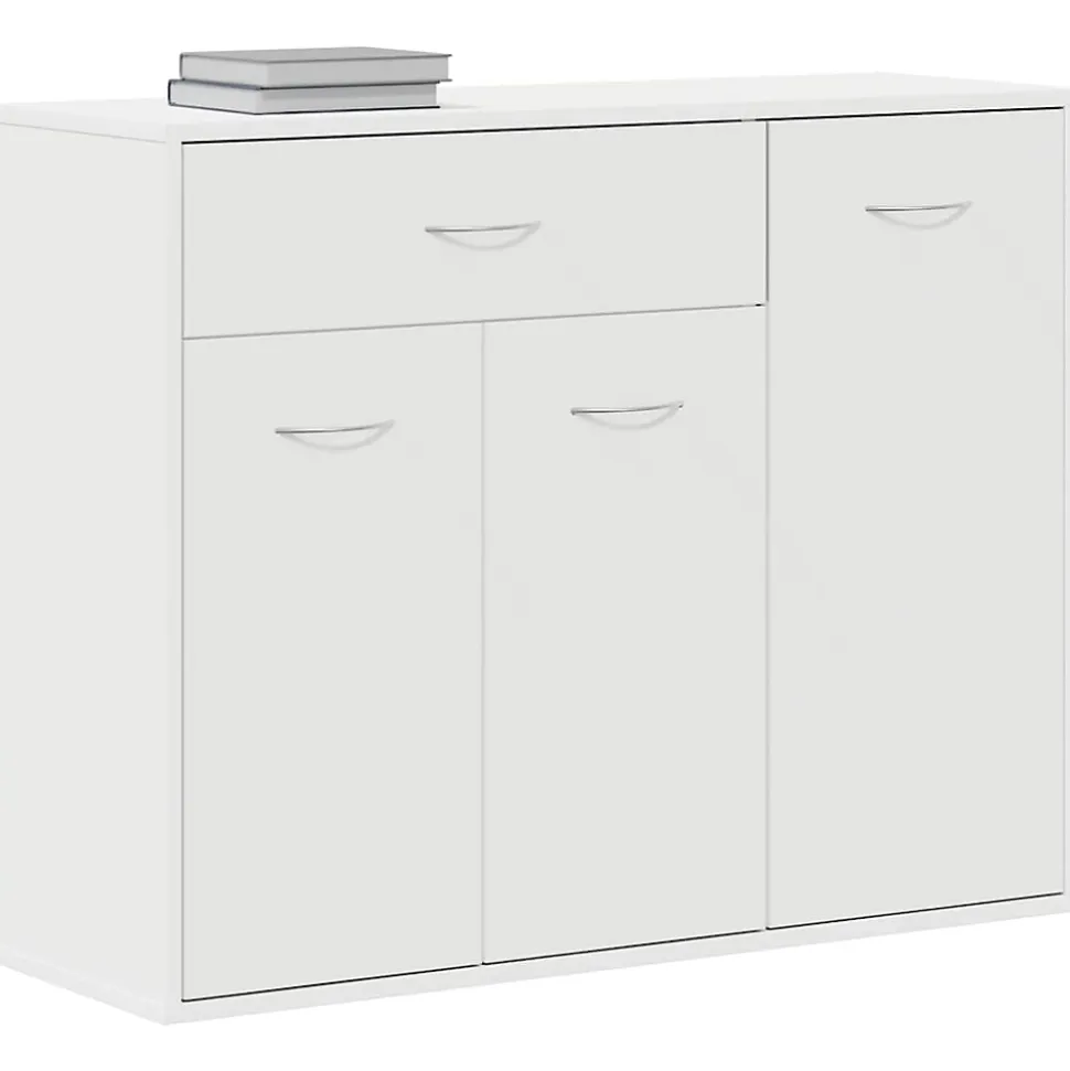 vidaXL Buffet Blanc 88x30x70 cm Aggloméré