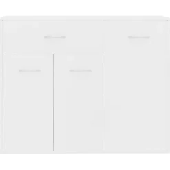 vidaXL Buffet Blanc 88x30x70 cm Aggloméré
