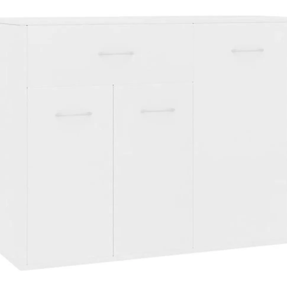 vidaXL Buffet Blanc 88x30x70 cm Aggloméré