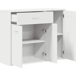 vidaXL Buffet Blanc 88x30x70 cm Aggloméré