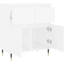 vidaXL Buffet Blanc 60x35x70 cm Bois d'ingénierie 831108