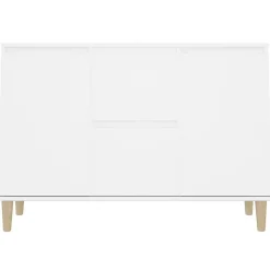 vidaXL Buffet blanc 101x35x70 cm bois d'ingénierie 806103