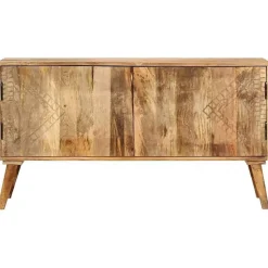 vidaXL Buffet Bois de manguier massif 110x30x60 cm