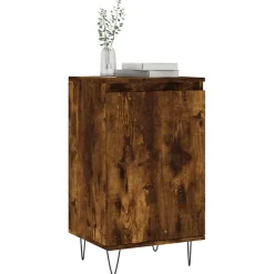 vidaXL Buffet chêne fumé 40x35x70 cm bois d'ingénierie 831062