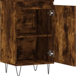 vidaXL Buffet chêne fumé 40x35x70 cm bois d'ingénierie 831062