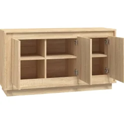 vidaXL Buffet chêne sonoma 102x35x55 cm bois d'ingénierie 831888