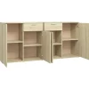 vidaXL Buffet Chêne sonoma 160x36x75 cm Bois d'ingénierie 3074930
