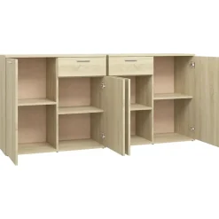 vidaXL Buffet Chêne sonoma 160x36x75 cm Bois d'ingénierie 3074930