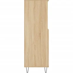 vidaXL Buffet haut Chêne sonoma 60x36x110 cm Bois d'ingénierie 831487