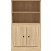 vidaXL Buffet haut chêne sonoma 60x35,5x103,5 cm bois d'ingénierie 816315