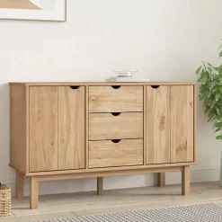 vidaXL Buffet OTTA 113,5x43x73 cm Bois massif de pin 348591