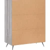 vidaXL Buffet sonoma gris 69,5x34x90 cm bois d'ingénierie 828018