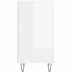vidaXL Buffets 2 pcs blanc brillant 40x35x70 cm bois d'ingénierie 831057