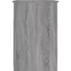 vidaXL Bureau avec tiroirs Sonoma gris 102x50x76 cm Bois d'ingénierie 823038