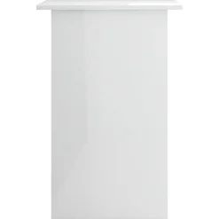 vidaXL Bureau Blanc brillant 90x50x74 cm Aggloméré