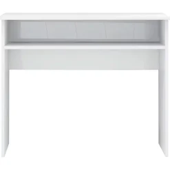 vidaXL Bureau Blanc brillant 90x50x74 cm Aggloméré