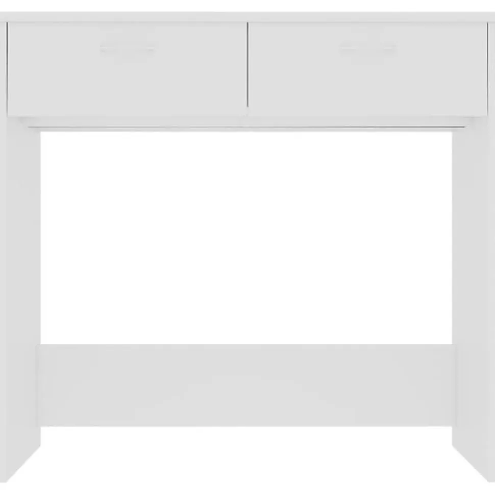 vidaXL Bureau Blanc 80x40x75 cm Aggloméré