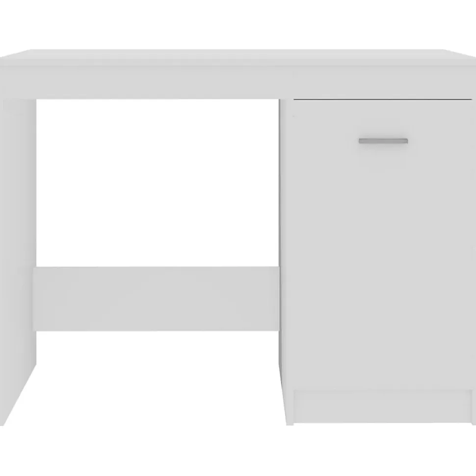 vidaXL Bureau Blanc 100x50x76 cm Aggloméré